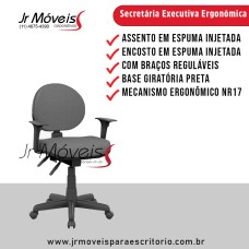 Cadeira Secretária Executiva Ergonômica